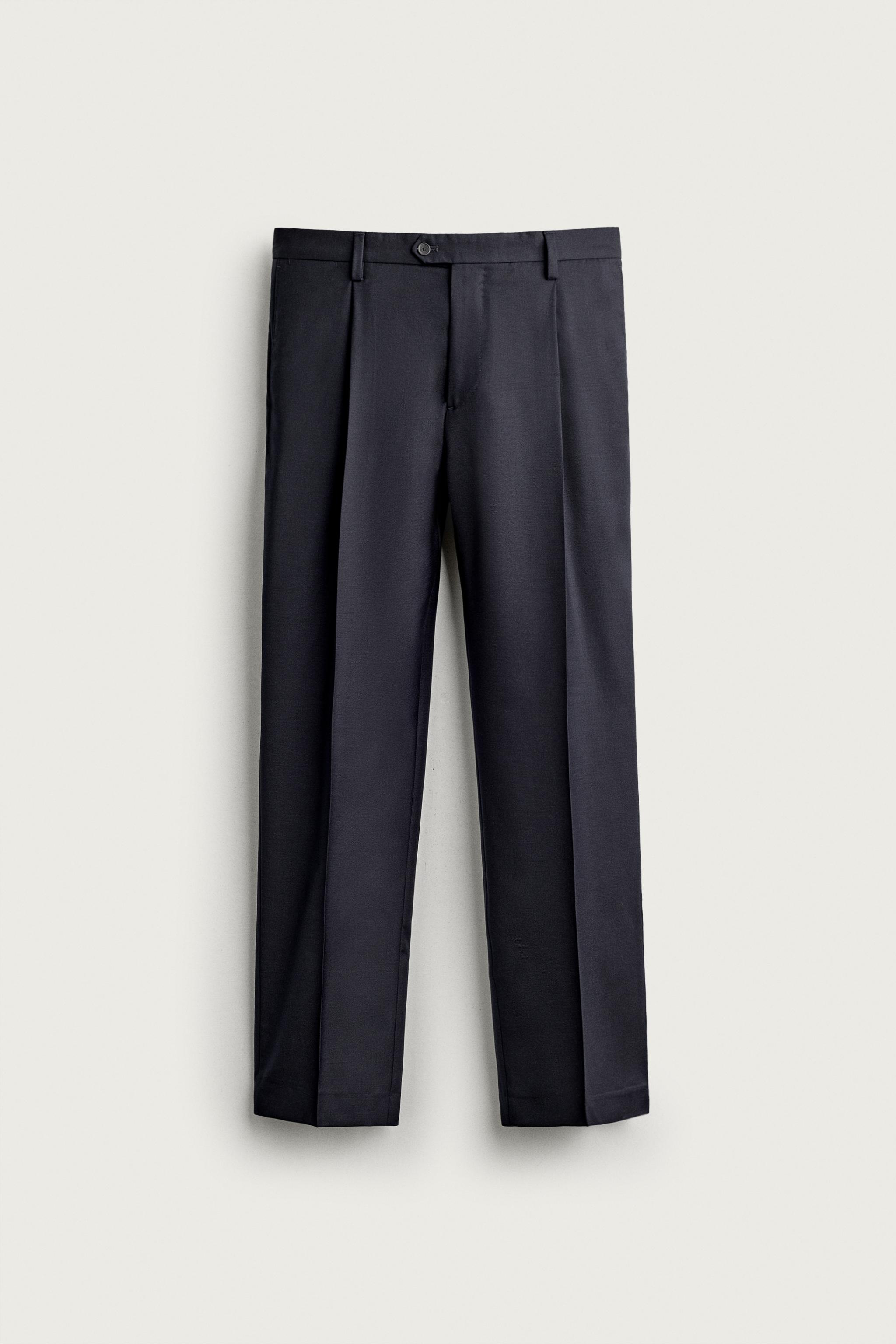 PANTALON DE COSTUME 100% LAINE